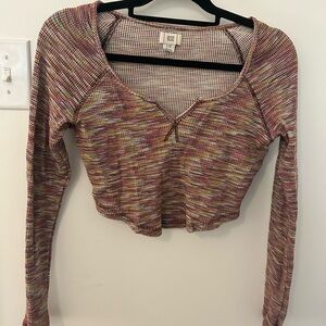 BDG Long sleeve cropped top